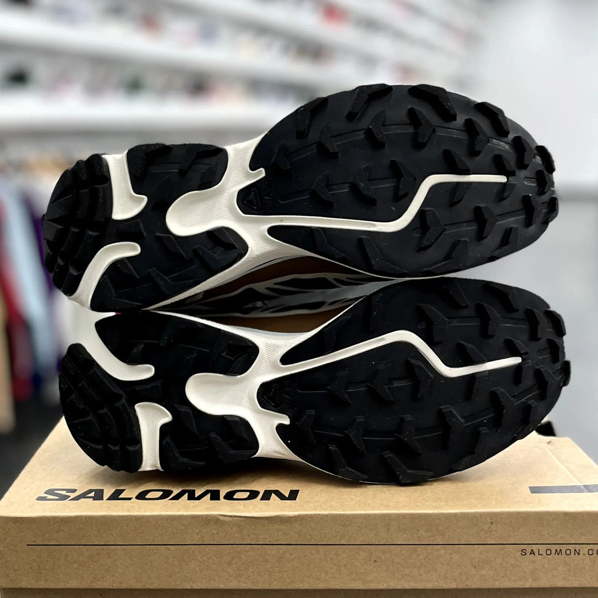 Salomon XT-6 Black Coffee Burro Bitter Chocolate - Preowned