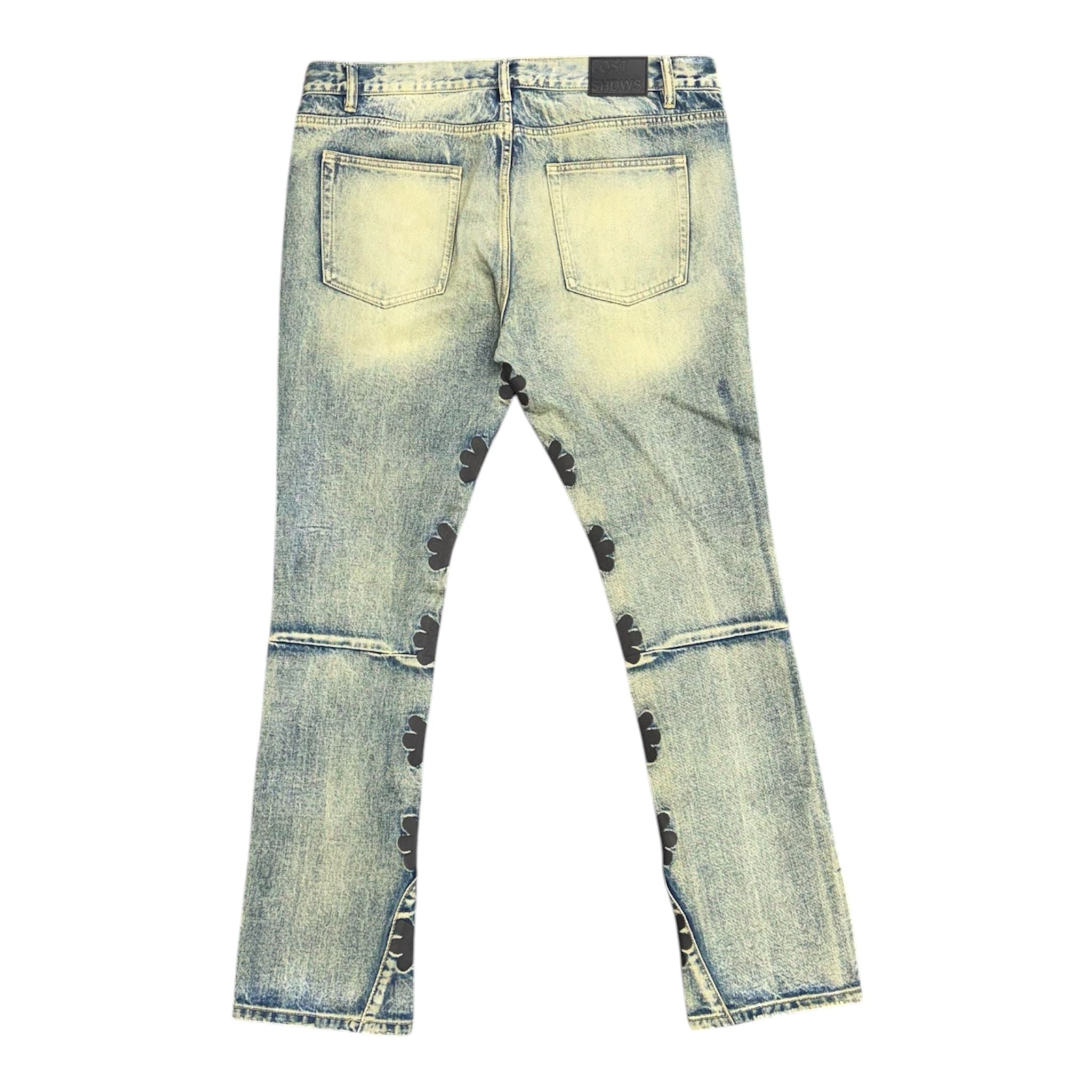 Lostshdws Dirty Denim Jeans (Stone Wash/Graphite) - Preowned