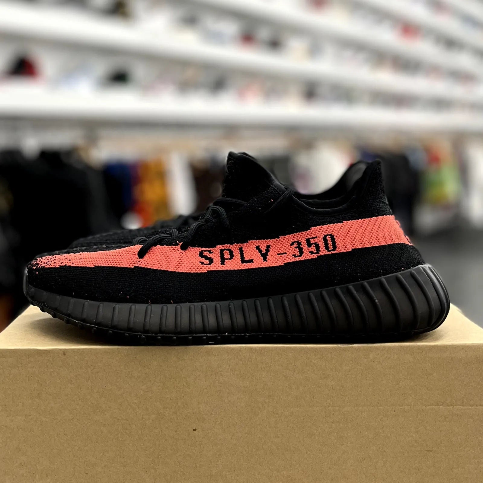 adidas Yeezy Boost 350 V2 Core Black Red - Preowned