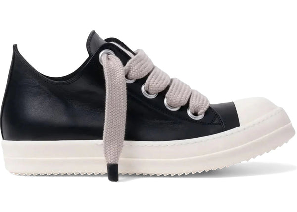 Rick Owens Concordians Jumbo Laced Low Black Milk