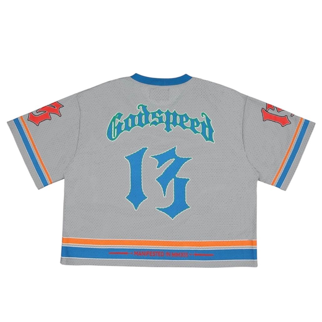 Godspeed First Down Jersey (Grey/Blue/Orange)
