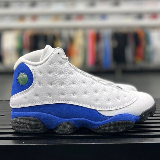 Jordan 13 Retro White Hyper Royal Black - Preowned