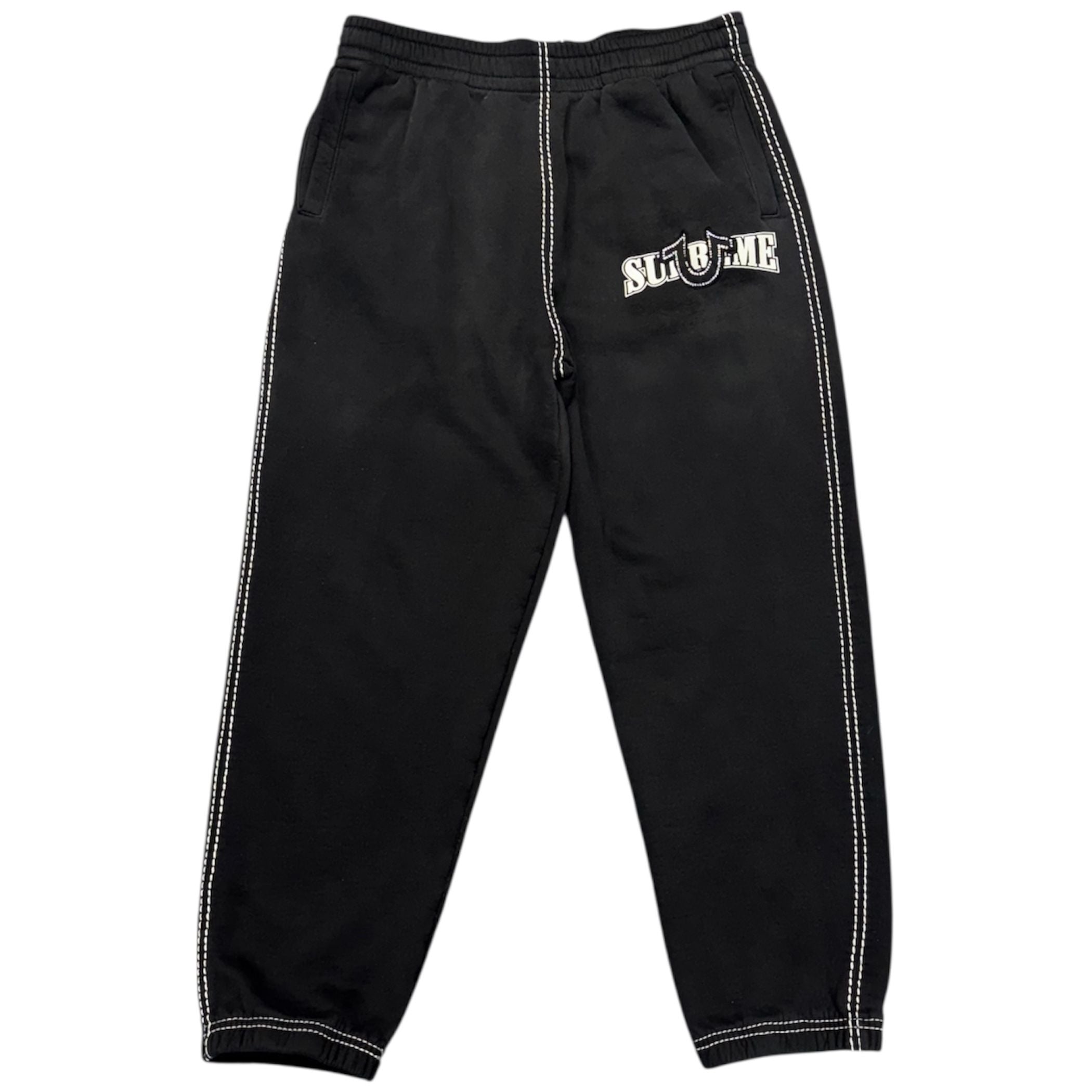 Supreme True Religion Zip-Up Sweatsuit FW22 (Black) - Preowned