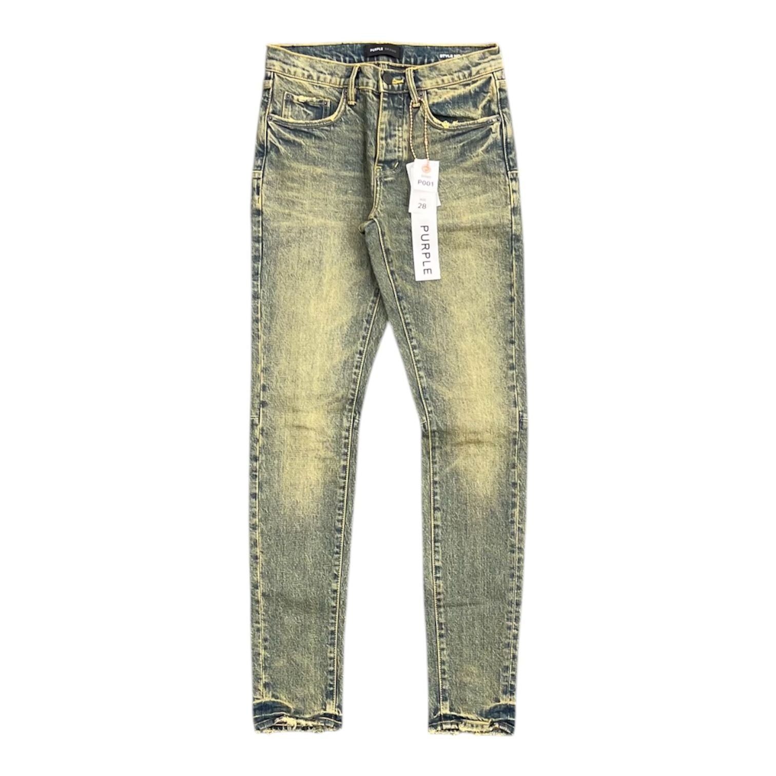 Purple Brand Sand Dune Cross Skinny Jeans (Dark Indigo)