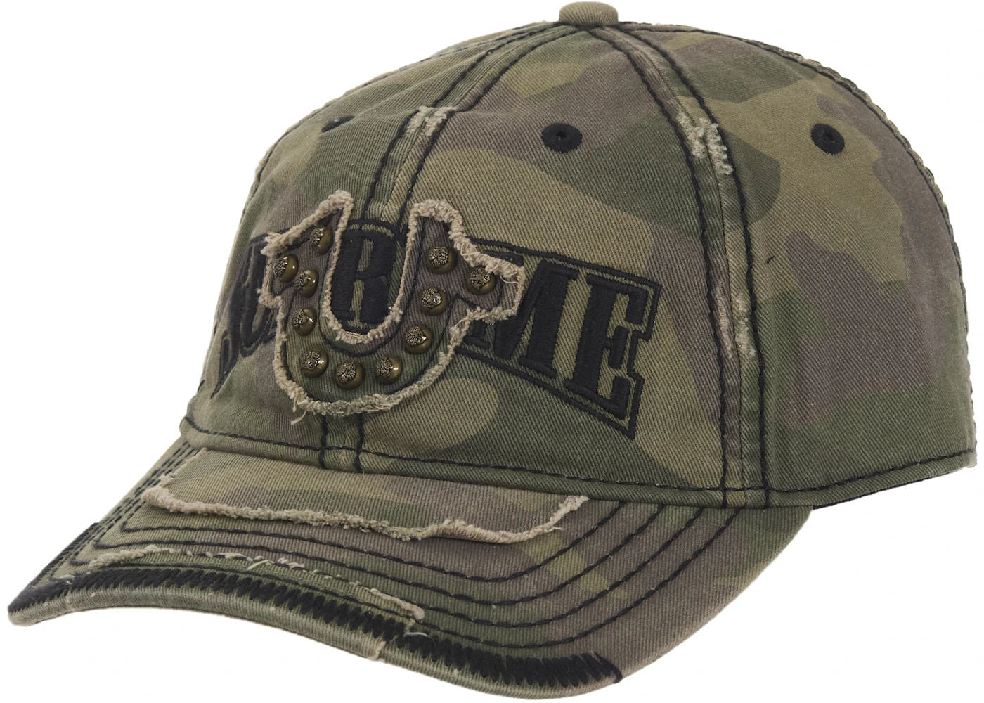 Supreme True Religion Mesh Back 6-Panel Woodland Camo