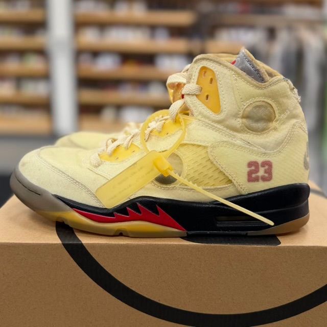 Jordan 5 Retro Off-White Sail - Preowned