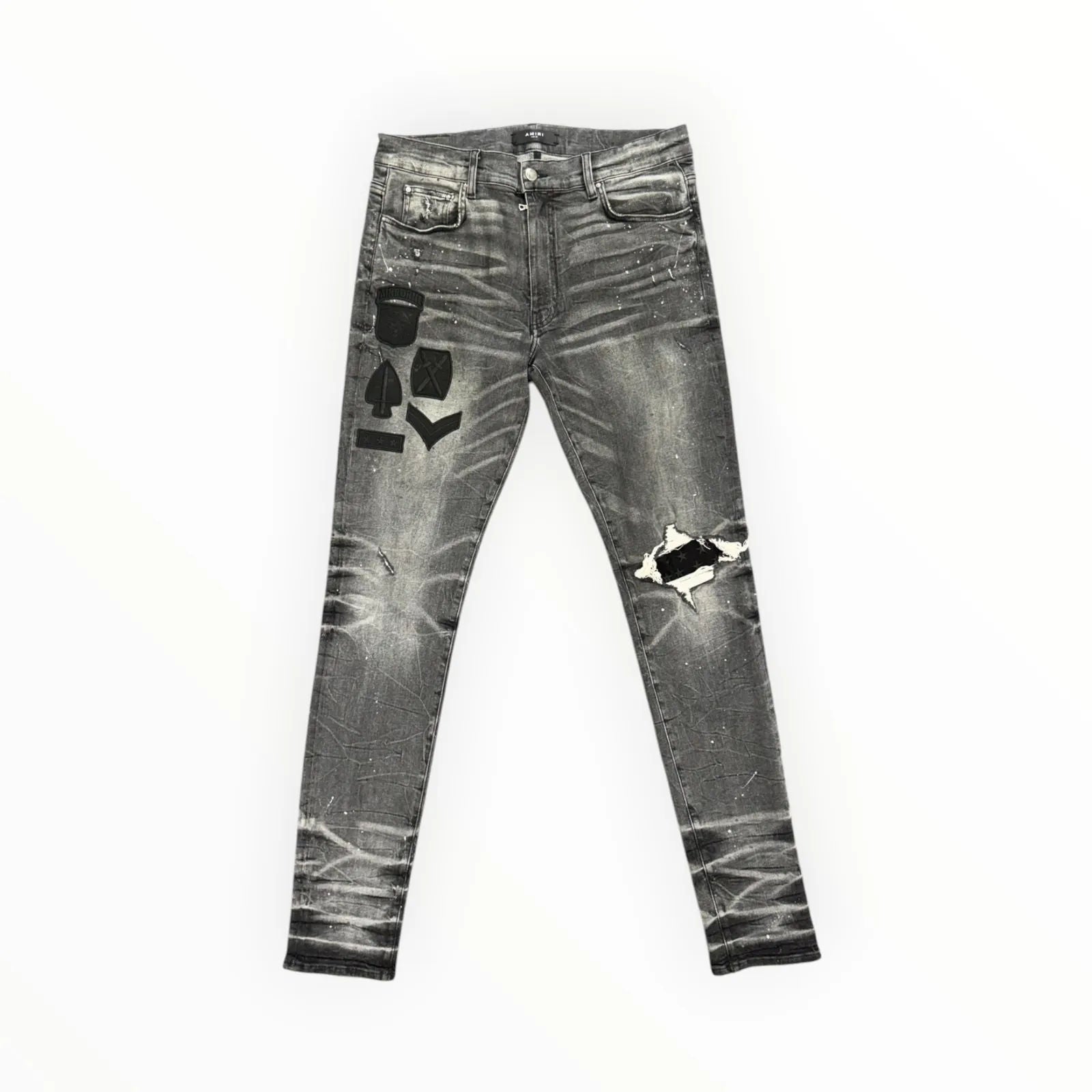 Amiri Airborne Denim (Grey) - Preowned