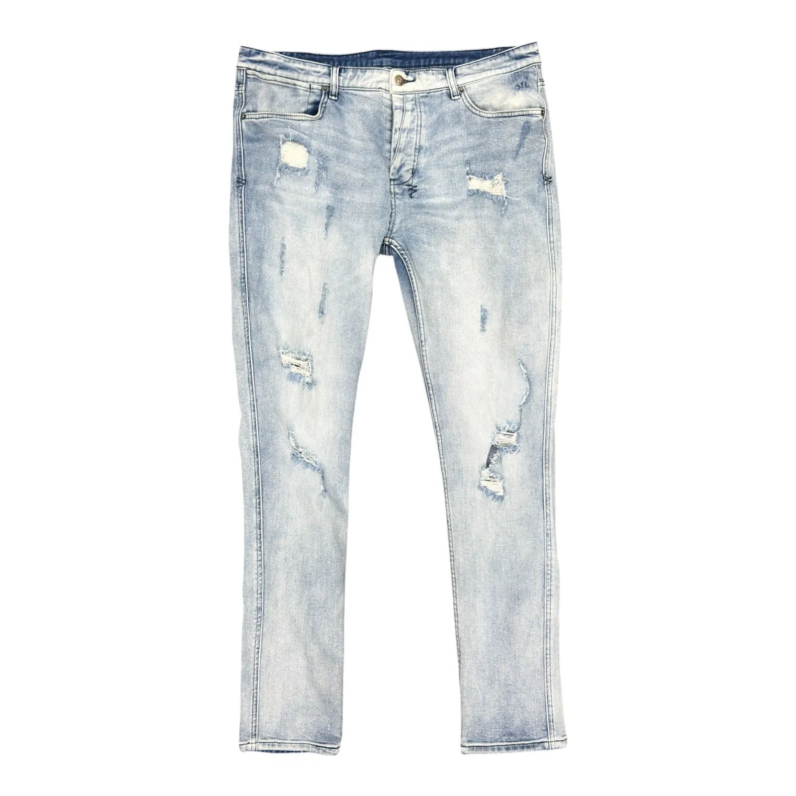 Ksubi Van Winkle Trashed Jeans (Light Wash)  - Preowned