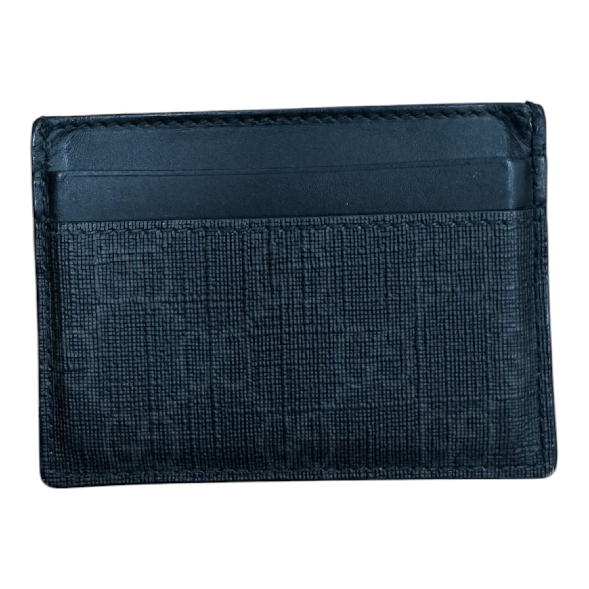 Gucci Kingsnake Leather Card Holder (Black) - Preowned