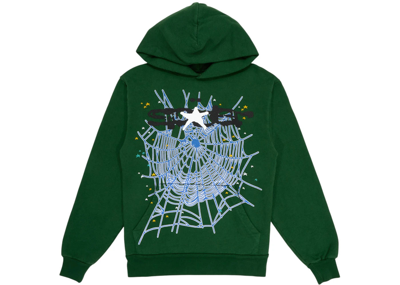 Sp5der Web Hoodie Hunter Green - Preowned