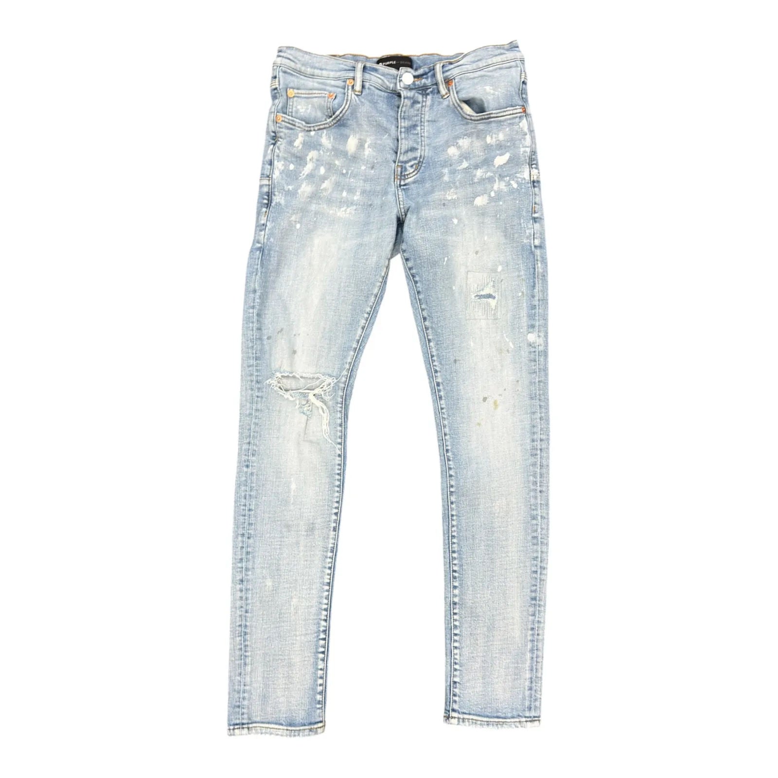 Purple Brand P.001 Jeans (Light Wash Repair) - Preowned