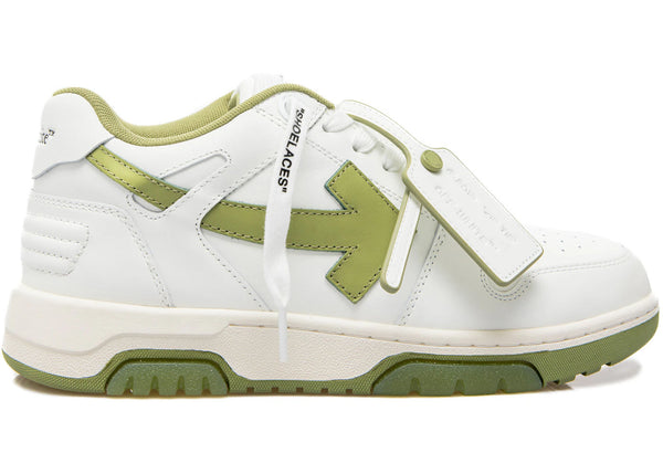 Off-White Out Of Office Calf Leather White Sage - Preowned