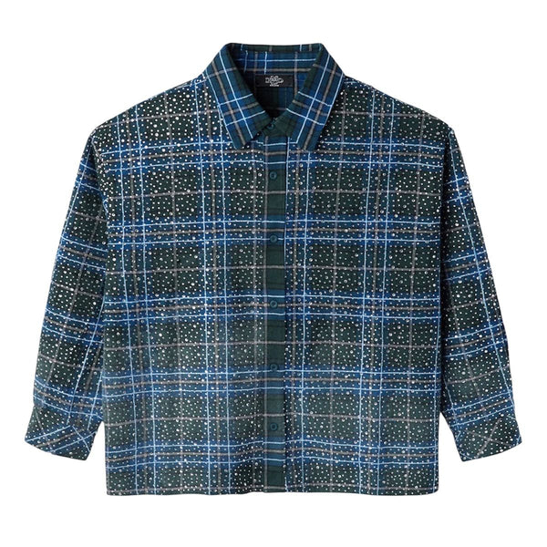 HMDD Disco Flannel (Green/Blue)