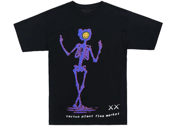 KAWS x Cactus Plant Flea Market T-shirt Black - Preowned