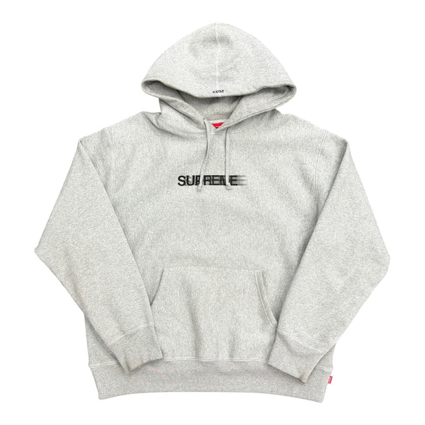 Supreme Motion Logo Hoodie (Heather Grey) - Preowned