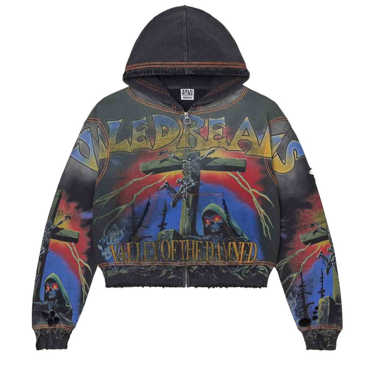 Vale Forever Big Damned Zip Up (Black)