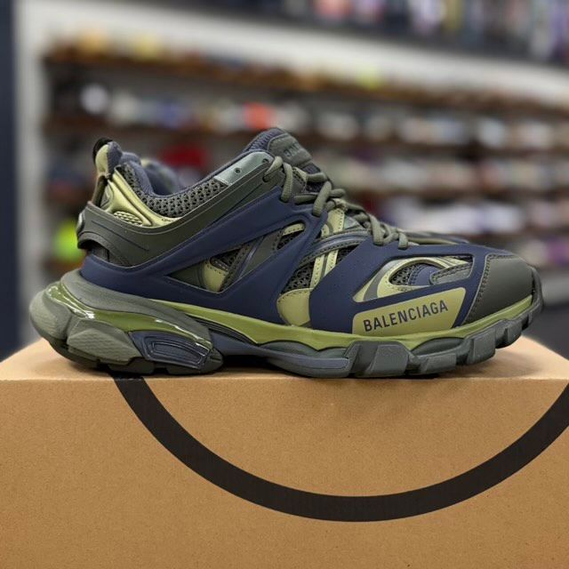 Balenciaga Track Green Navy Yellow - Preowned