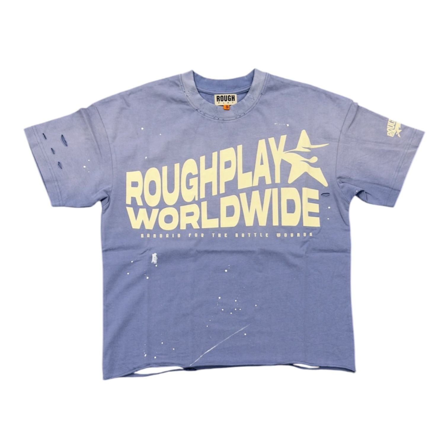 Roughplay Worldwide Tee (Blue/Tan)