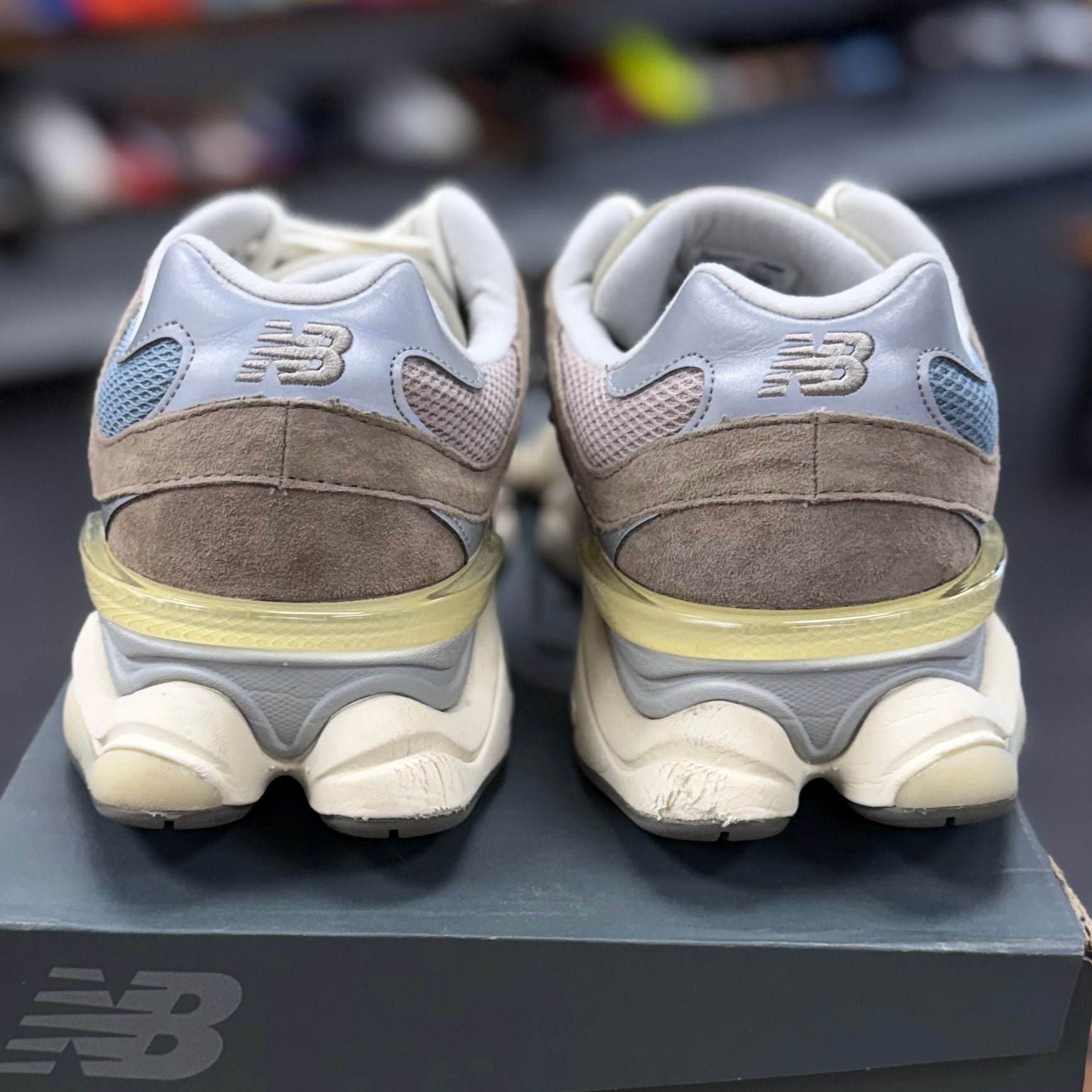 New Balance 9060 Mushroom Aluminum - Preowned