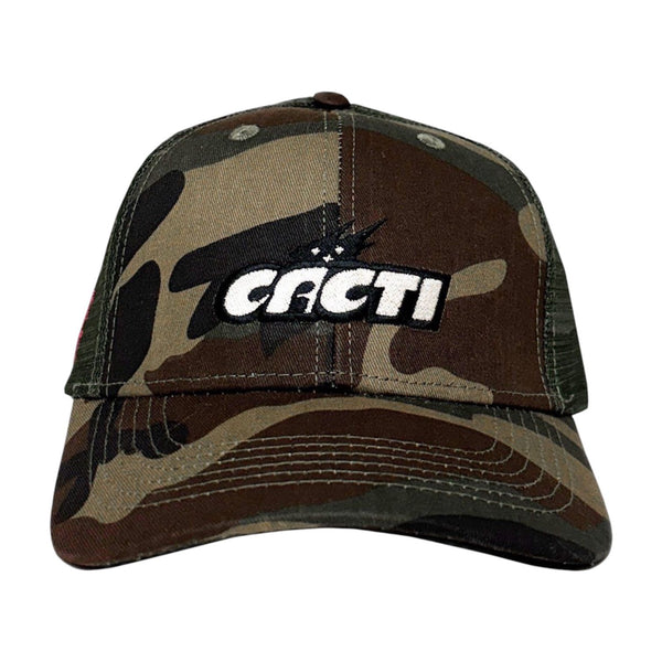 Travis Scott Cacti Mesh Baseball Cap (Camo)