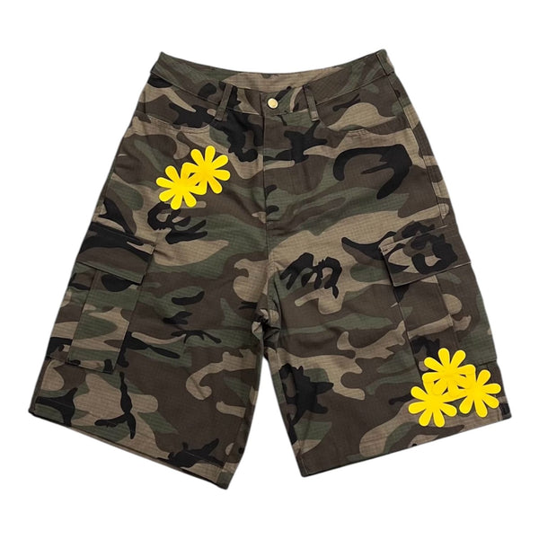 Carpe Vestem Ripstop Camo Shorts (Green)