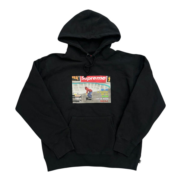 Supreme Thrasher Hooded Sweatshirt Black - Preowned