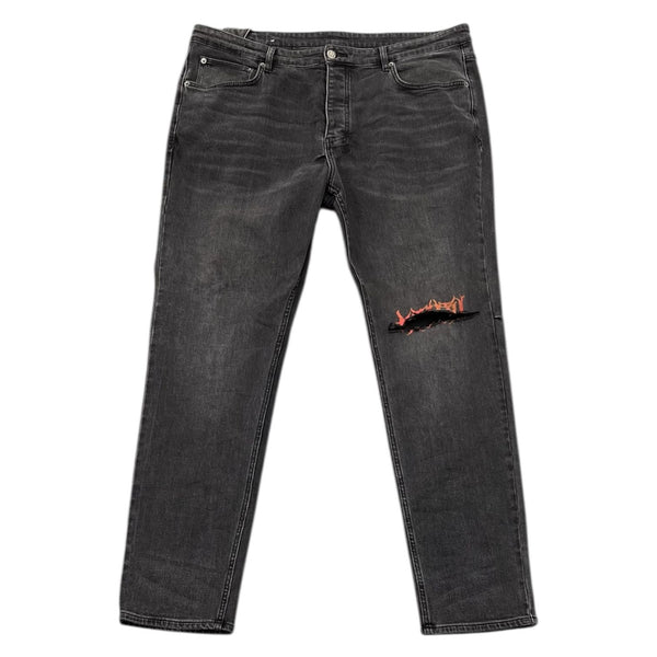 Ksubi Chitch Angst Sabbath Jeans (Black Washed)  - Preowned