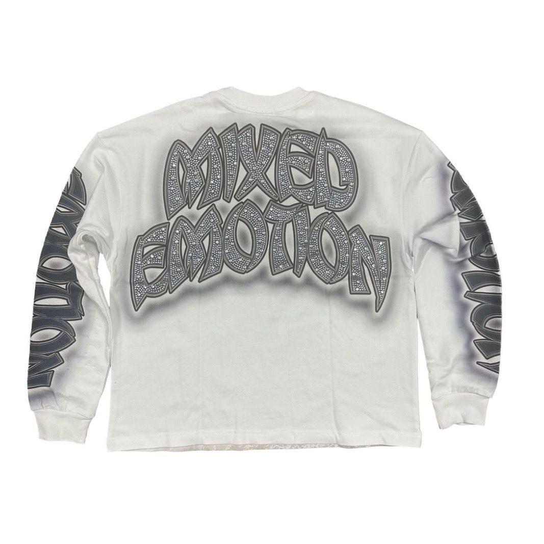 Mixed Emotion Resurrection Long Sleeve Tee (White)
