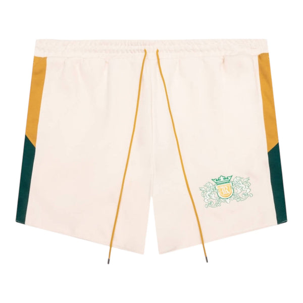 Rhude Tan Whinston Crest Short (Cream/Multi) - Preowned