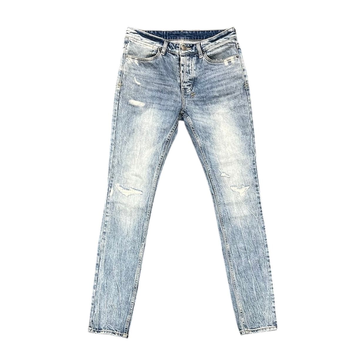Ksubi Chitch Punk Blue Thrashed Jean - Preowned