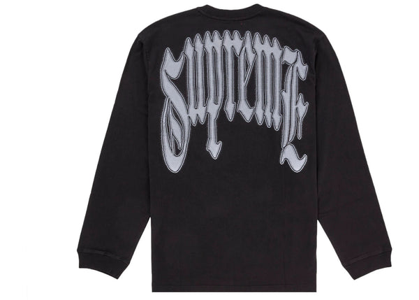 Supreme Intarsia L/S Top Black