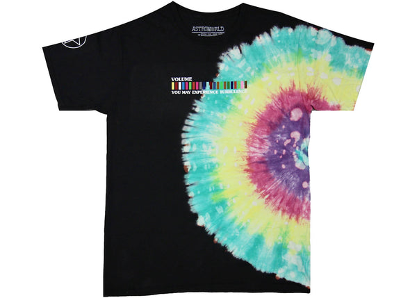 Travis Scott Astroworld Festival Run Tie Dye Tee Black