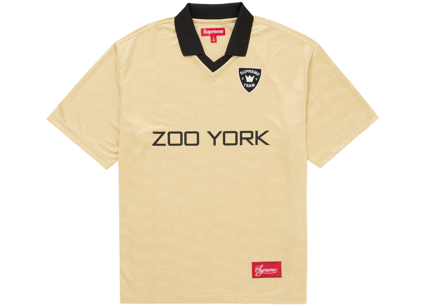 Supreme Zoo York Soccer Jersey Light Yellow