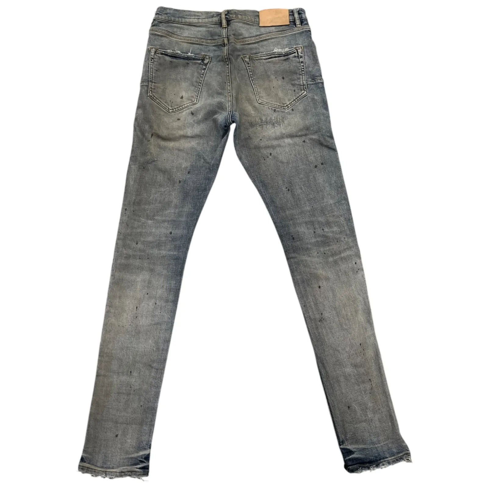 Purple Brand P.001 Oil Repair Jeans (Light Wash) - Preowned