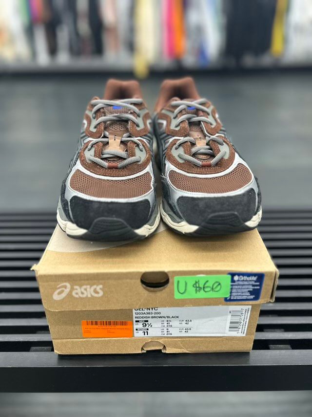 ASICS Gel-NYC Reddish Brown Steeple Grey - Preowned