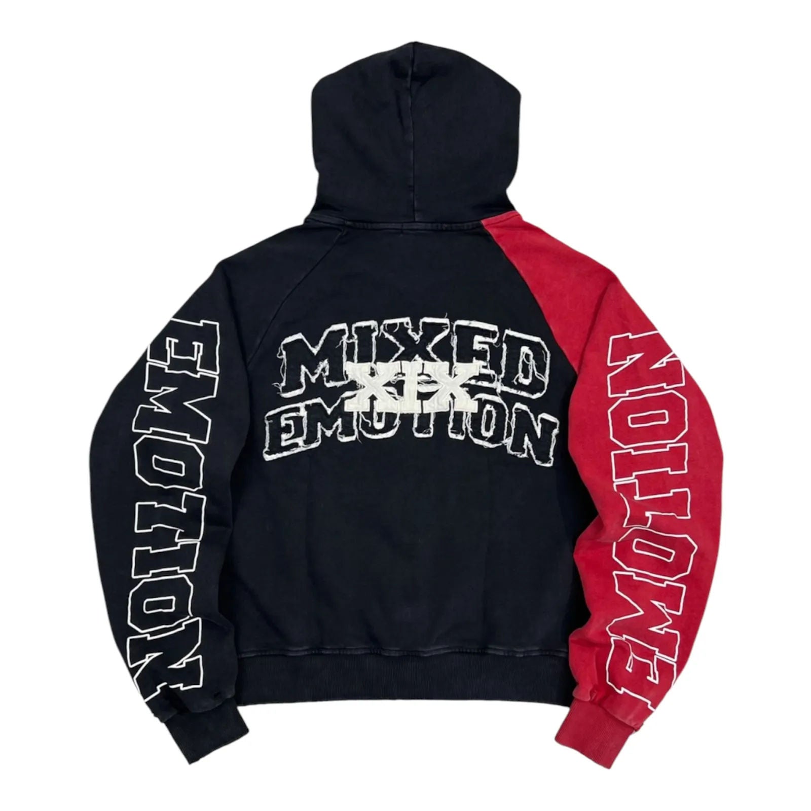 Mixed Emotion Split Decision Hoodie (Red)