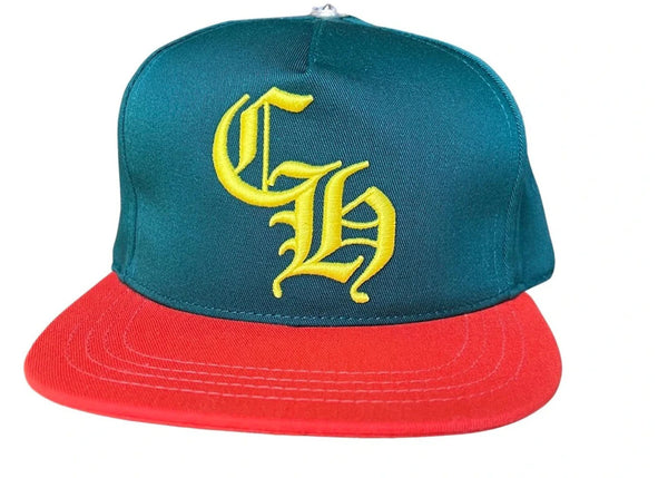 Chrome Hearts Miami Art Basel Exclusive Baseball Hat Green/Orange/Gold - Preowned