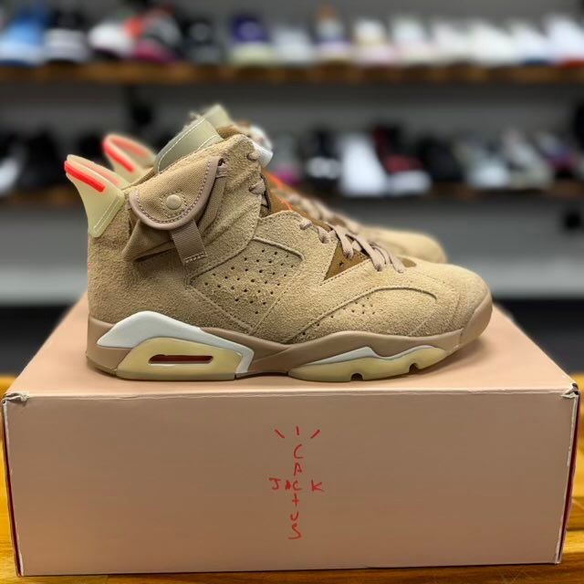 Jordan 6 Retro Travis Scott British Khaki - Preowned