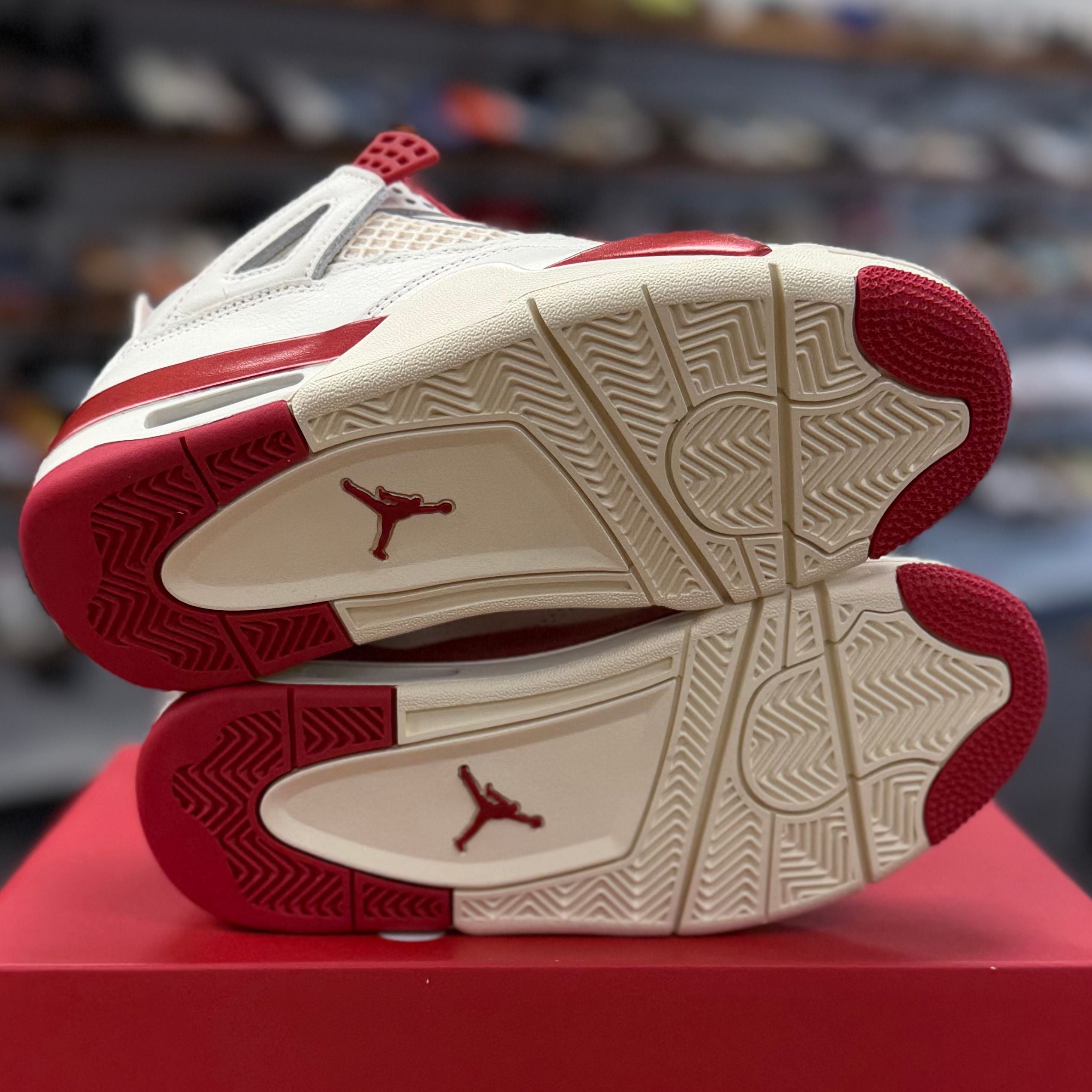 BRAND NEW STEAL - Jordan 4 Retro Valentine's Day Sierra Red (Women's)