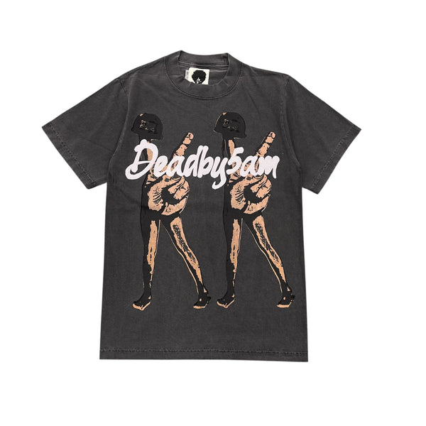 Deadby5am World Peace Tee (Charcoal) - Preowned