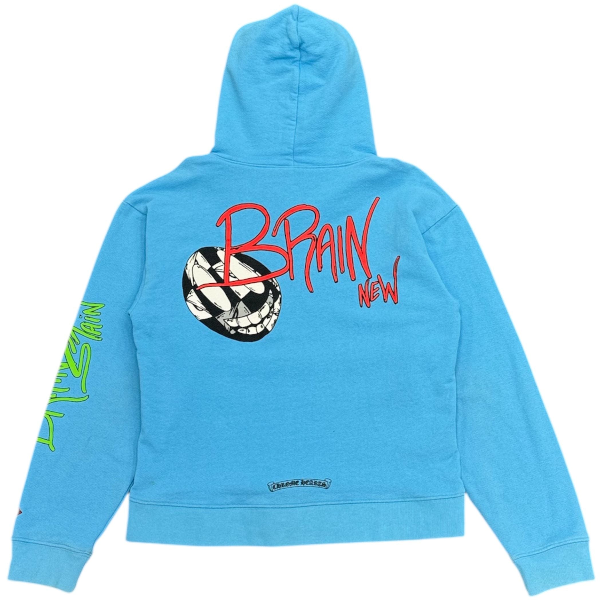 Chrome Hearts Matty Boy Brain Hoodie (Blue) - Preowned