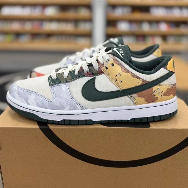 Nike Dunk Low SE Sail Multi-Camo - Preowned