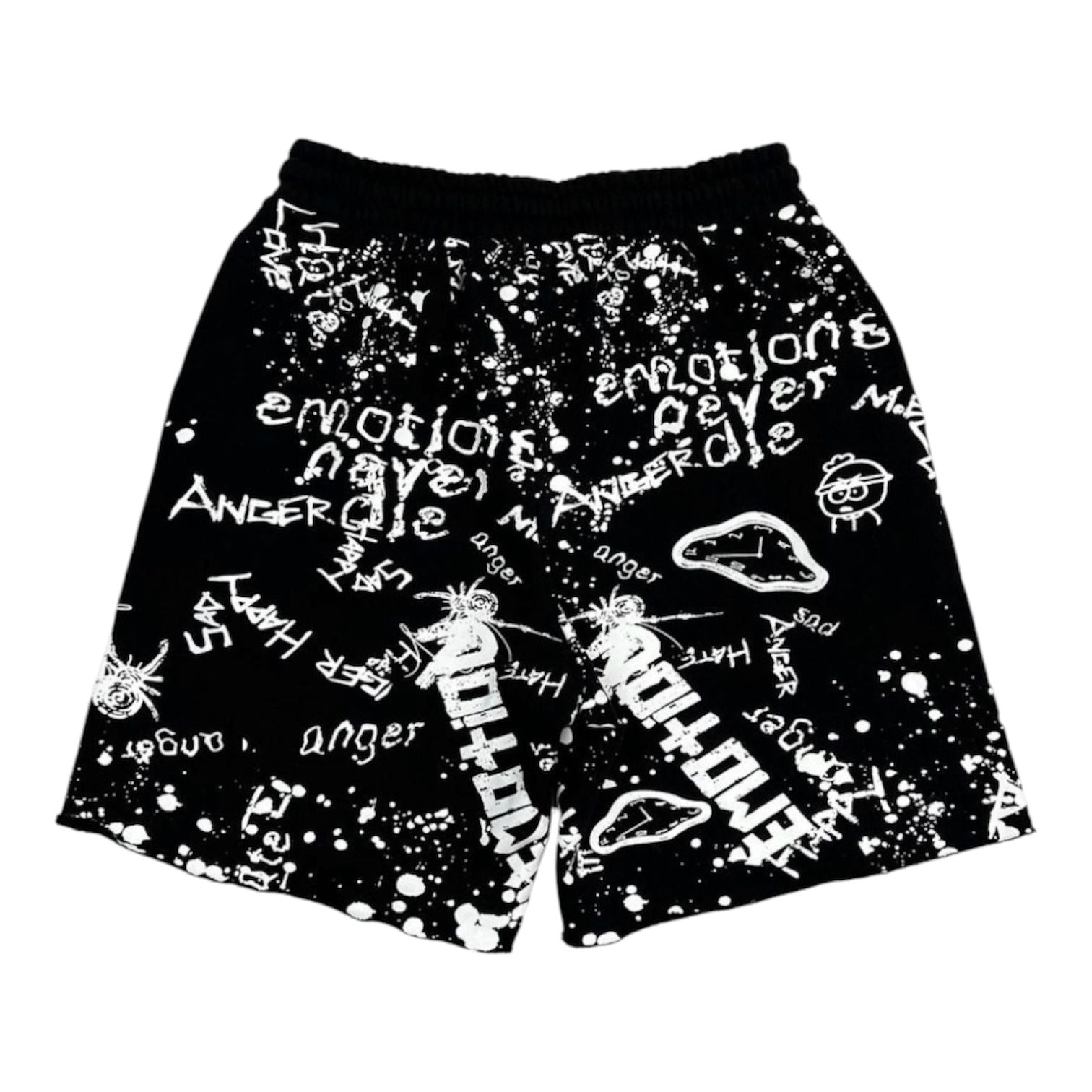 Mixed Emotion Graffiti Short (Black)