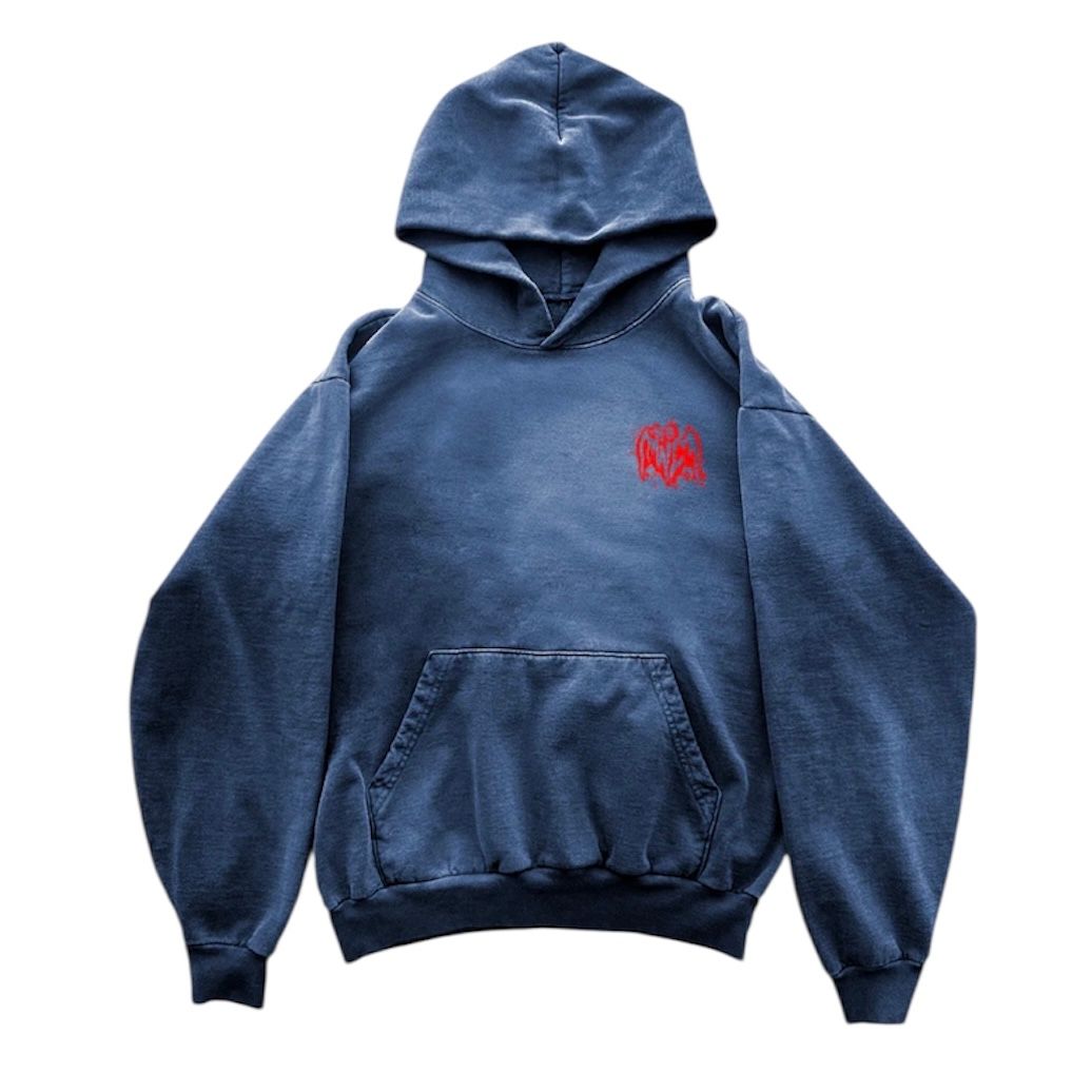 Warren Lotas Night of The Butcher IV Hoodie (Sunfaded Blue)