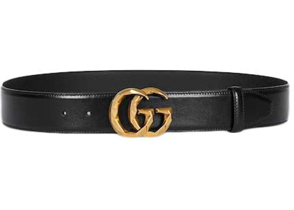 Gucci GG Marmont Wide Belt Black - Preowned