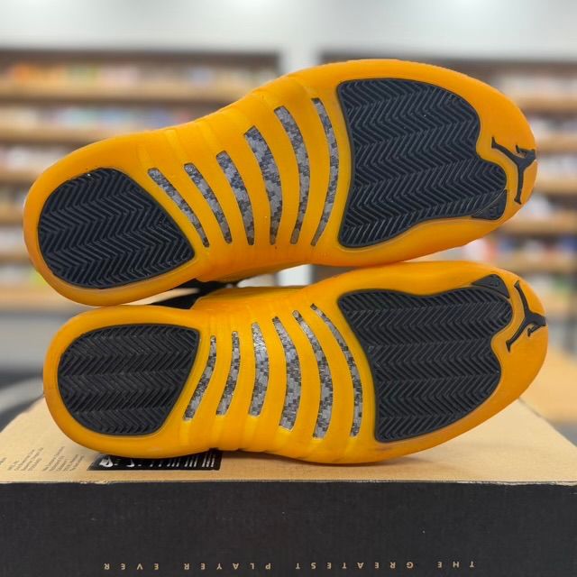 Jordan 12 Retro Black University Gold - Preowned