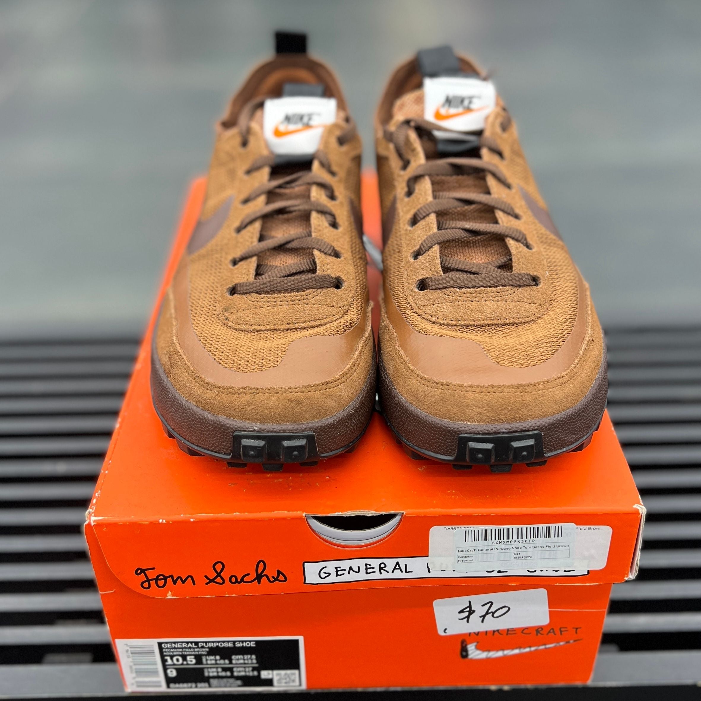 NikeCraft General Purpose Shoe Tom Sachs Field Brown - Preowned