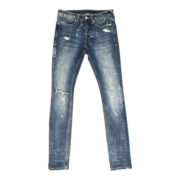 Ksubi Van Winkle Kulture Thrashed Jean (Blue) - Preowned