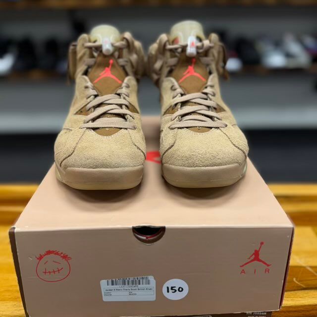 Jordan 6 Retro Travis Scott British Khaki - Preowned