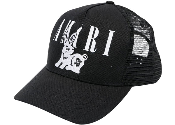 AMIRI Bandana Rabbit Logo Hat Black - Preowned
